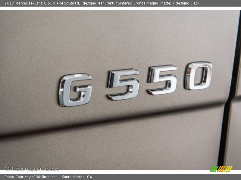  2017 G 550 4x4 Squared Logo