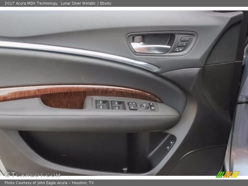 Lunar Silver Metallic / Ebony 2017 Acura MDX Technology