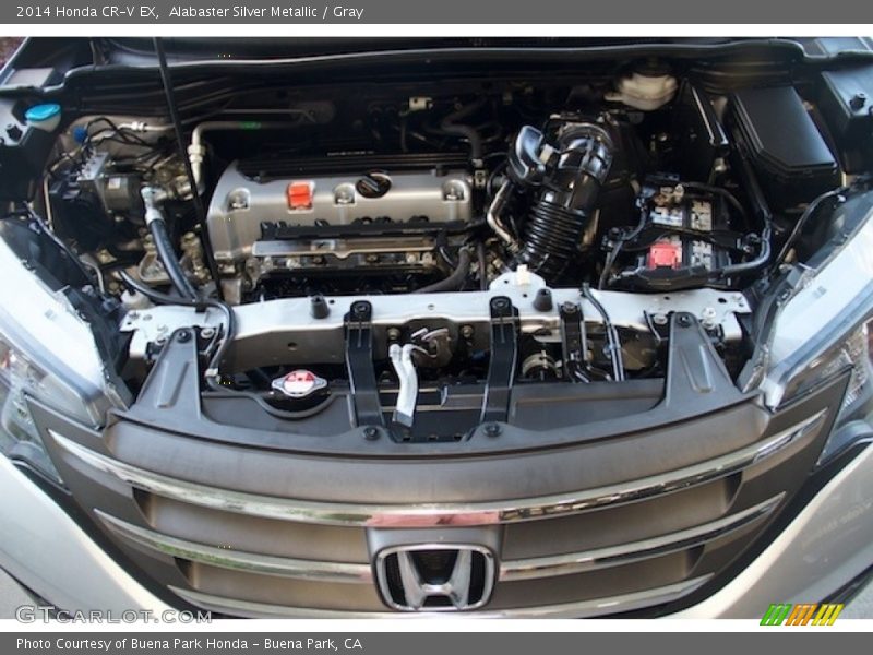 Alabaster Silver Metallic / Gray 2014 Honda CR-V EX