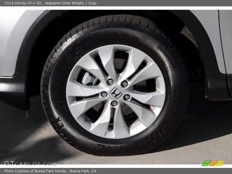 Alabaster Silver Metallic / Gray 2014 Honda CR-V EX