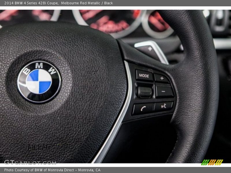 Melbourne Red Metallic / Black 2014 BMW 4 Series 428i Coupe