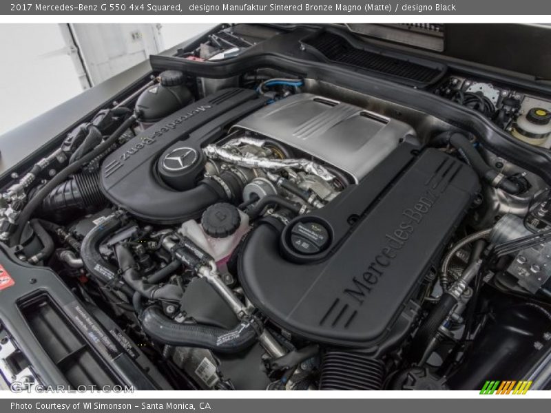  2017 G 550 4x4 Squared Engine - 4.0 Liter DI biturbo DOHC 32-Valve VVT V8