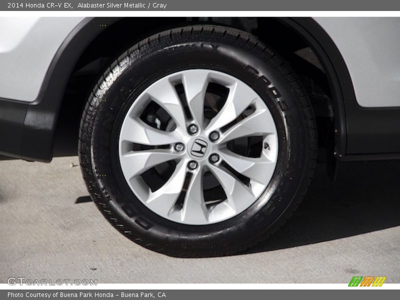 Alabaster Silver Metallic / Gray 2014 Honda CR-V EX