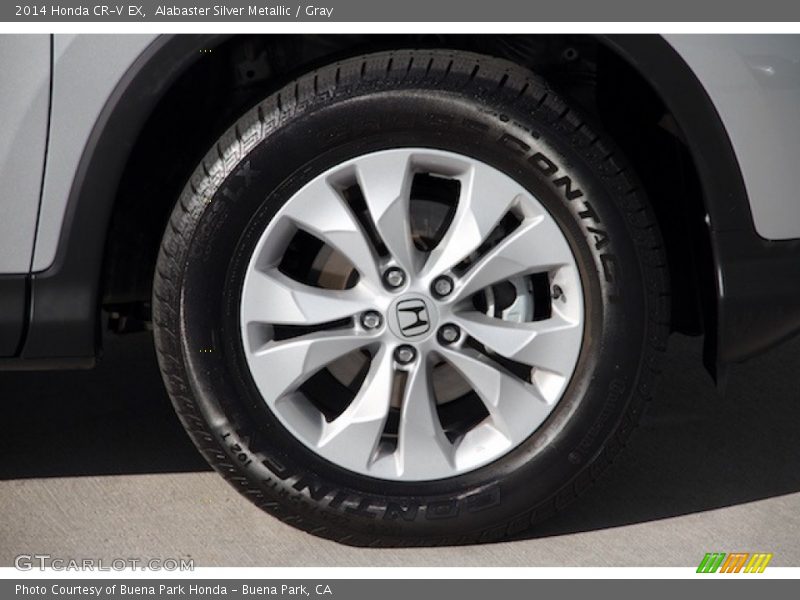 Alabaster Silver Metallic / Gray 2014 Honda CR-V EX
