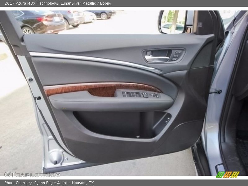 Lunar Silver Metallic / Ebony 2017 Acura MDX Technology