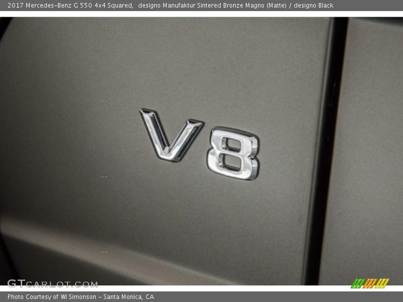 designo Manufaktur Sintered Bronze Magno (Matte) / designo Black 2017 Mercedes-Benz G 550 4x4 Squared