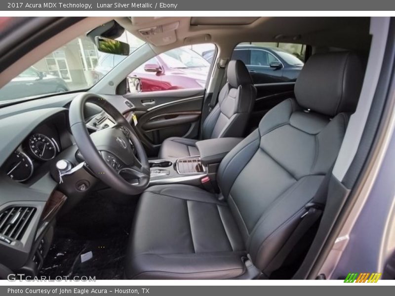 Lunar Silver Metallic / Ebony 2017 Acura MDX Technology