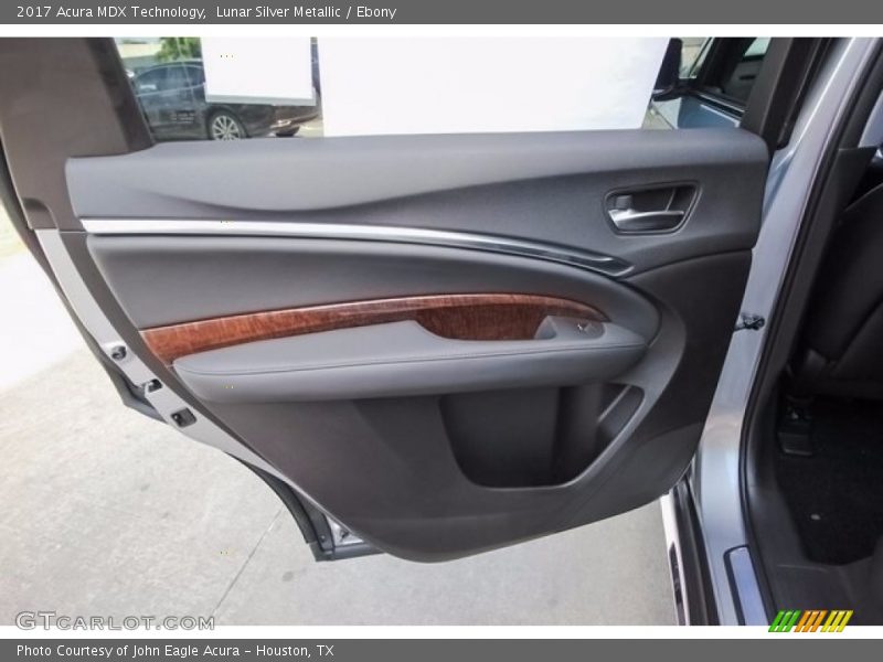 Lunar Silver Metallic / Ebony 2017 Acura MDX Technology