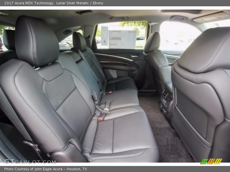 Lunar Silver Metallic / Ebony 2017 Acura MDX Technology