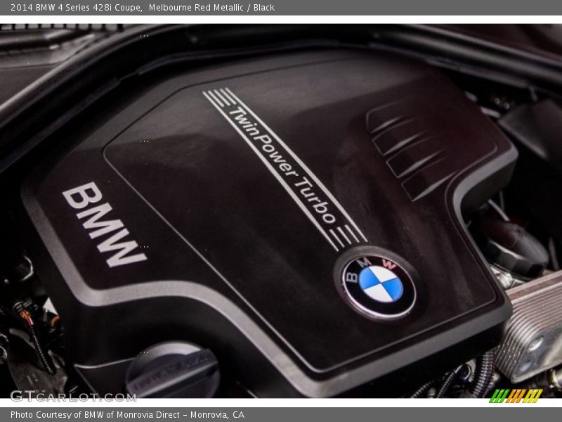 Melbourne Red Metallic / Black 2014 BMW 4 Series 428i Coupe