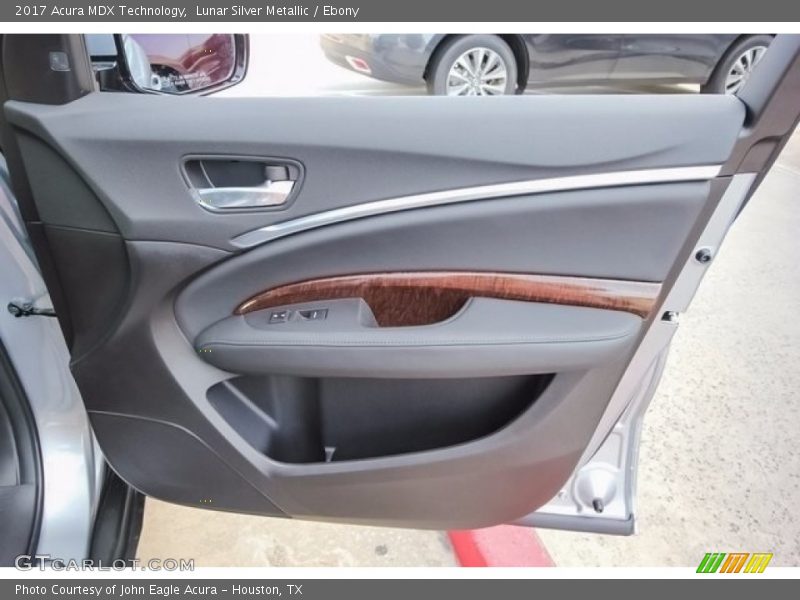 Lunar Silver Metallic / Ebony 2017 Acura MDX Technology