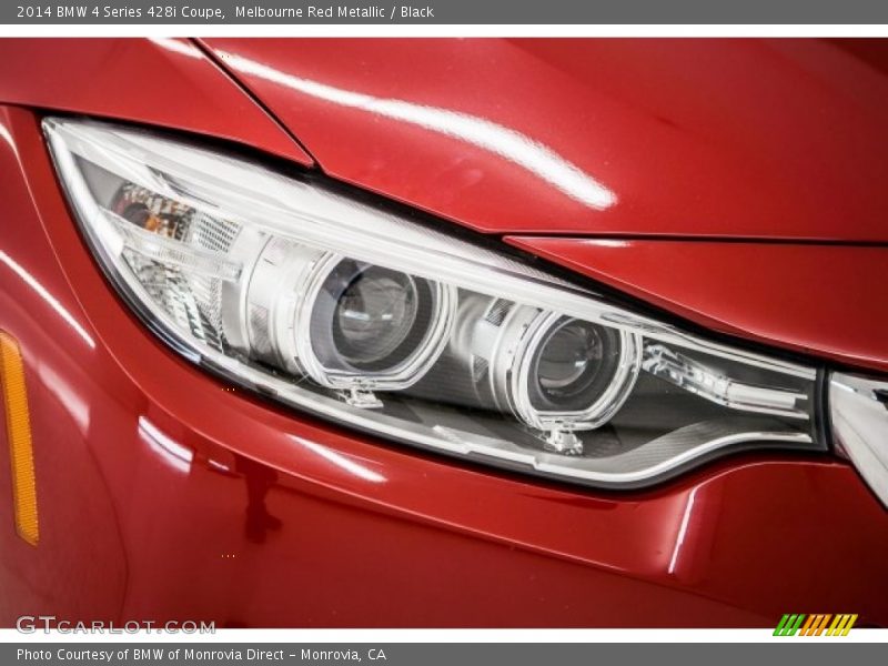 Melbourne Red Metallic / Black 2014 BMW 4 Series 428i Coupe