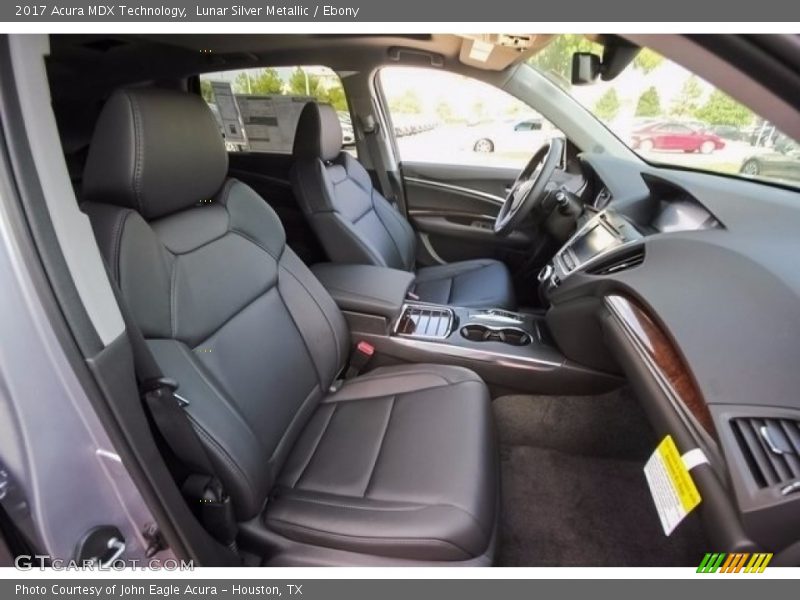 Lunar Silver Metallic / Ebony 2017 Acura MDX Technology