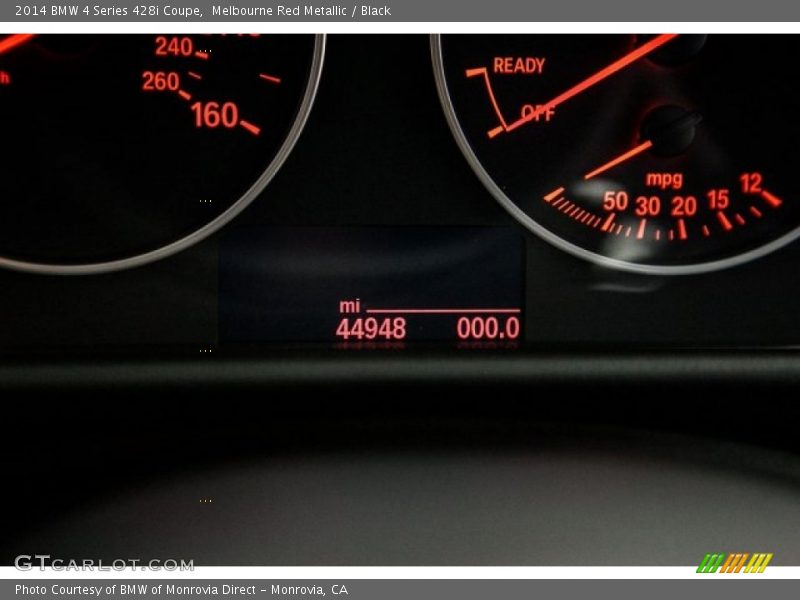 Melbourne Red Metallic / Black 2014 BMW 4 Series 428i Coupe