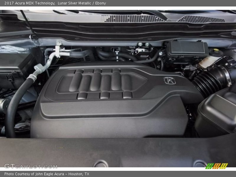 Lunar Silver Metallic / Ebony 2017 Acura MDX Technology