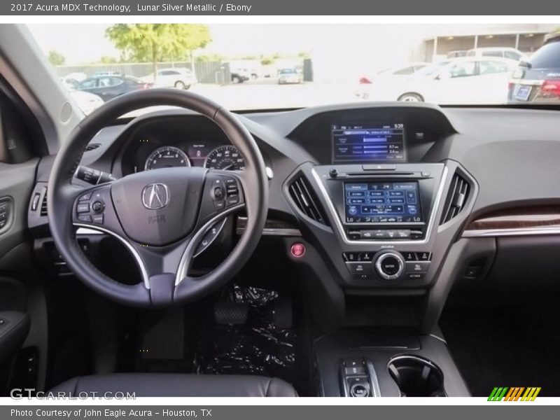 Lunar Silver Metallic / Ebony 2017 Acura MDX Technology