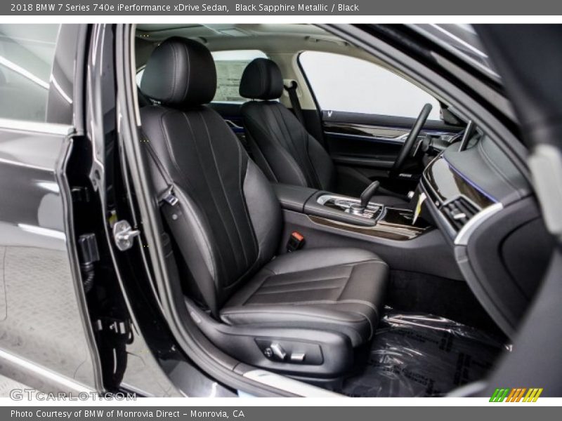 Black Sapphire Metallic / Black 2018 BMW 7 Series 740e iPerformance xDrive Sedan