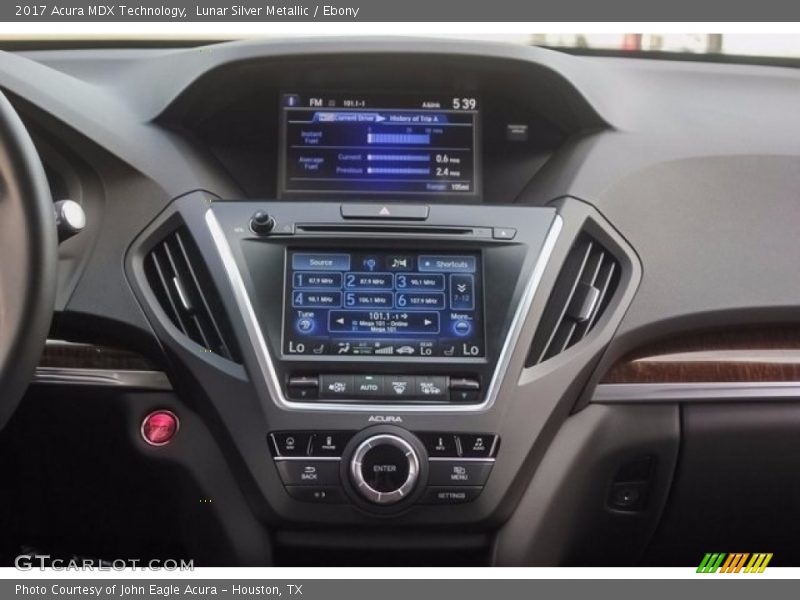 Lunar Silver Metallic / Ebony 2017 Acura MDX Technology