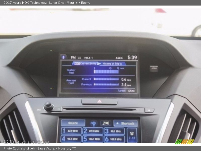 Lunar Silver Metallic / Ebony 2017 Acura MDX Technology