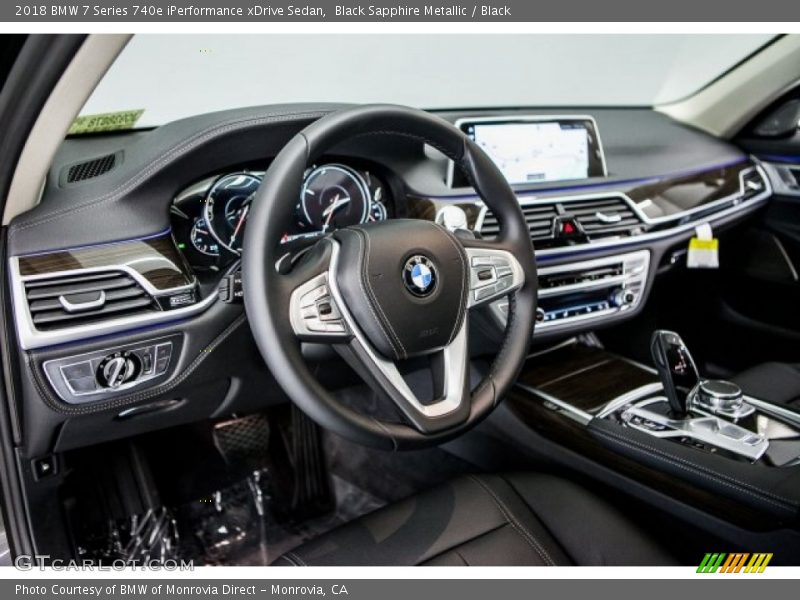 Black Sapphire Metallic / Black 2018 BMW 7 Series 740e iPerformance xDrive Sedan