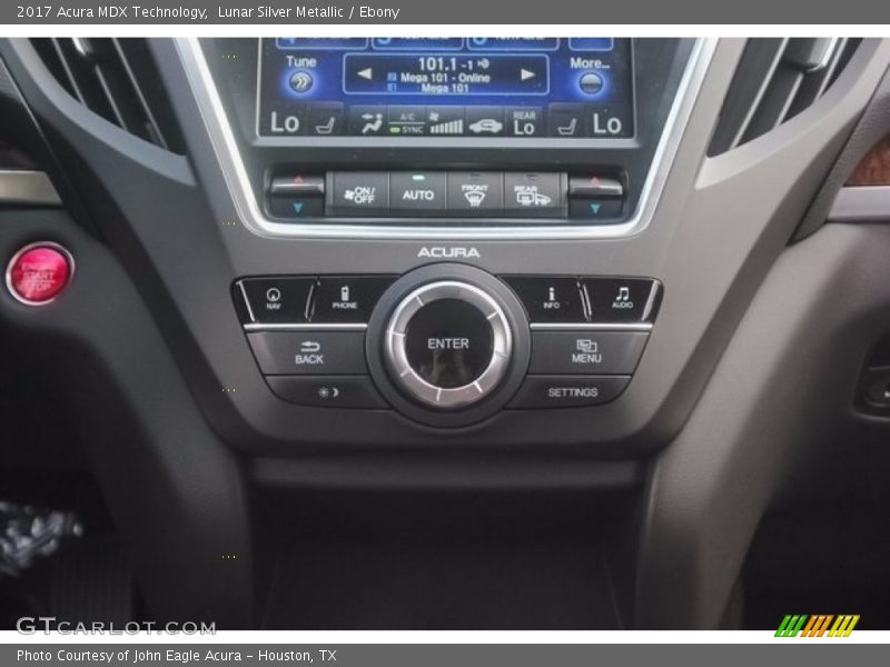 Lunar Silver Metallic / Ebony 2017 Acura MDX Technology