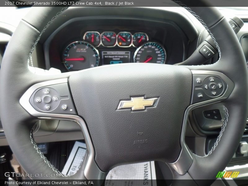 Black / Jet Black 2017 Chevrolet Silverado 3500HD LTZ Crew Cab 4x4