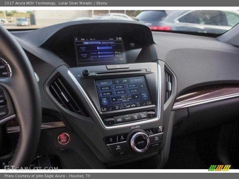Lunar Silver Metallic / Ebony 2017 Acura MDX Technology