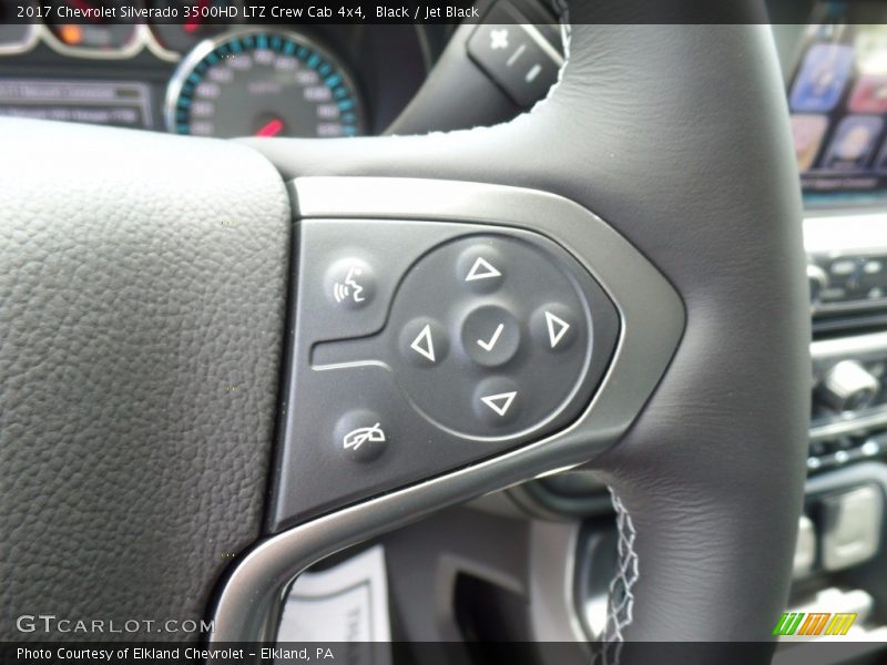 Black / Jet Black 2017 Chevrolet Silverado 3500HD LTZ Crew Cab 4x4