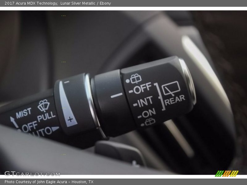 Lunar Silver Metallic / Ebony 2017 Acura MDX Technology