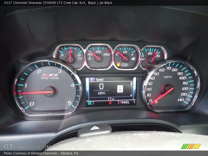 Black / Jet Black 2017 Chevrolet Silverado 3500HD LTZ Crew Cab 4x4
