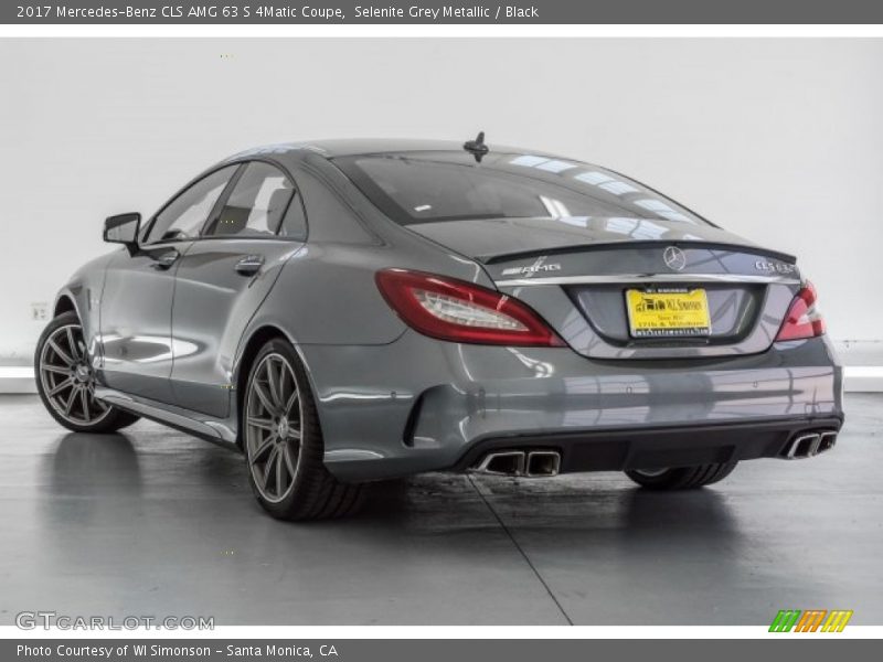 Selenite Grey Metallic / Black 2017 Mercedes-Benz CLS AMG 63 S 4Matic Coupe