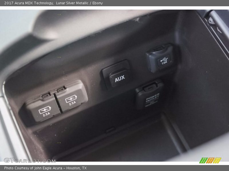Lunar Silver Metallic / Ebony 2017 Acura MDX Technology