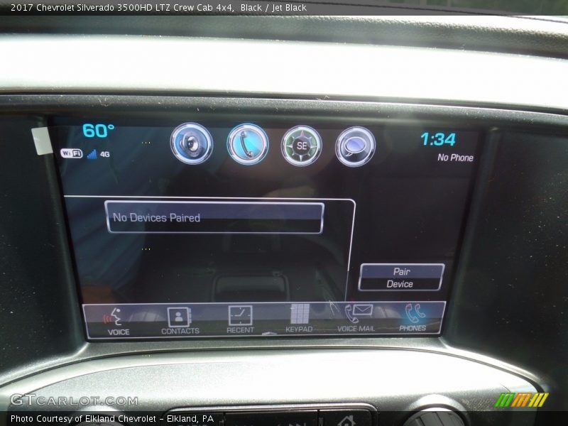 Black / Jet Black 2017 Chevrolet Silverado 3500HD LTZ Crew Cab 4x4