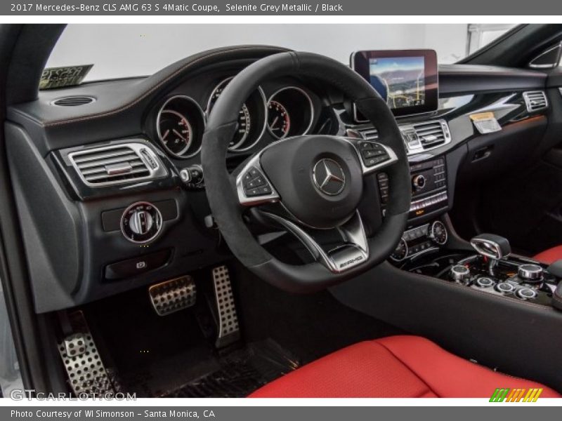 Selenite Grey Metallic / Black 2017 Mercedes-Benz CLS AMG 63 S 4Matic Coupe