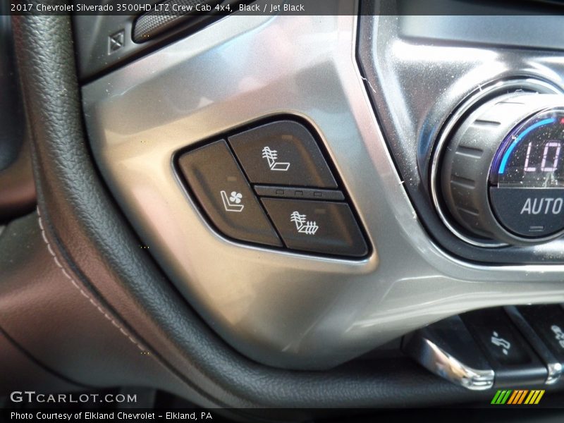 Black / Jet Black 2017 Chevrolet Silverado 3500HD LTZ Crew Cab 4x4