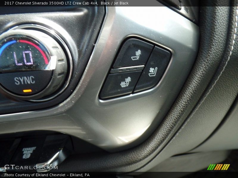 Black / Jet Black 2017 Chevrolet Silverado 3500HD LTZ Crew Cab 4x4