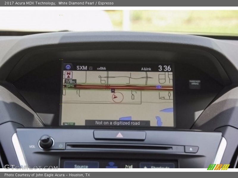 White Diamond Pearl / Espresso 2017 Acura MDX Technology