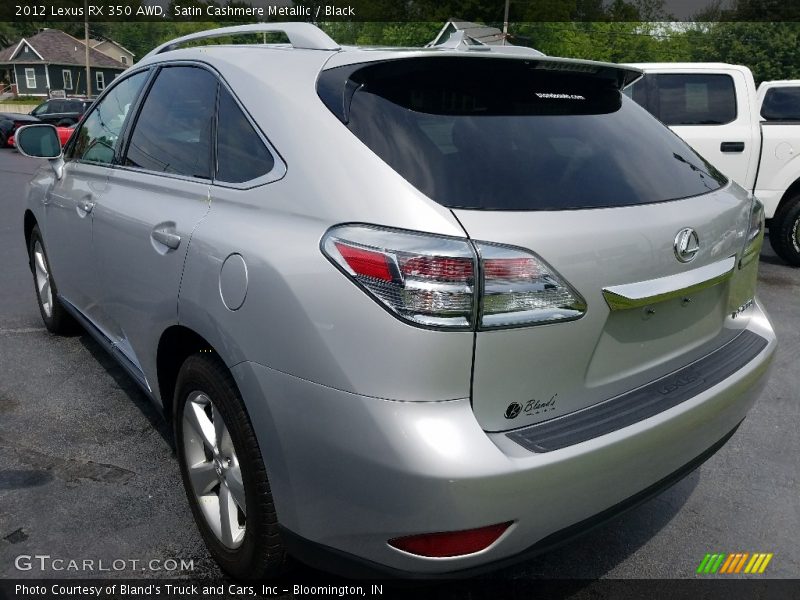 Satin Cashmere Metallic / Black 2012 Lexus RX 350 AWD