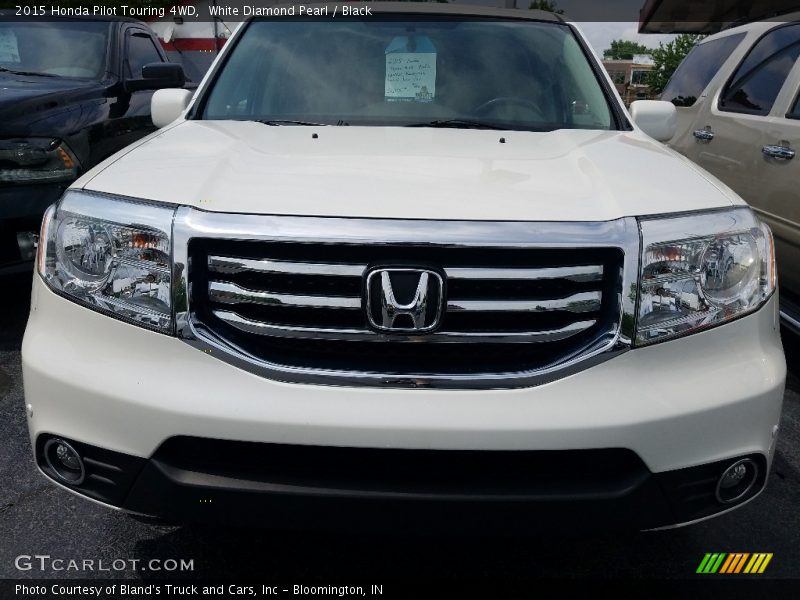 White Diamond Pearl / Black 2015 Honda Pilot Touring 4WD