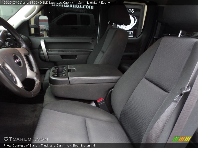 Summit White / Ebony 2012 GMC Sierra 2500HD SLE Extended Cab 4x4
