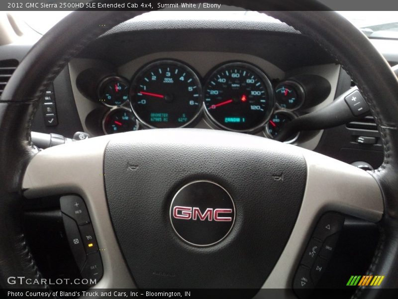 Summit White / Ebony 2012 GMC Sierra 2500HD SLE Extended Cab 4x4