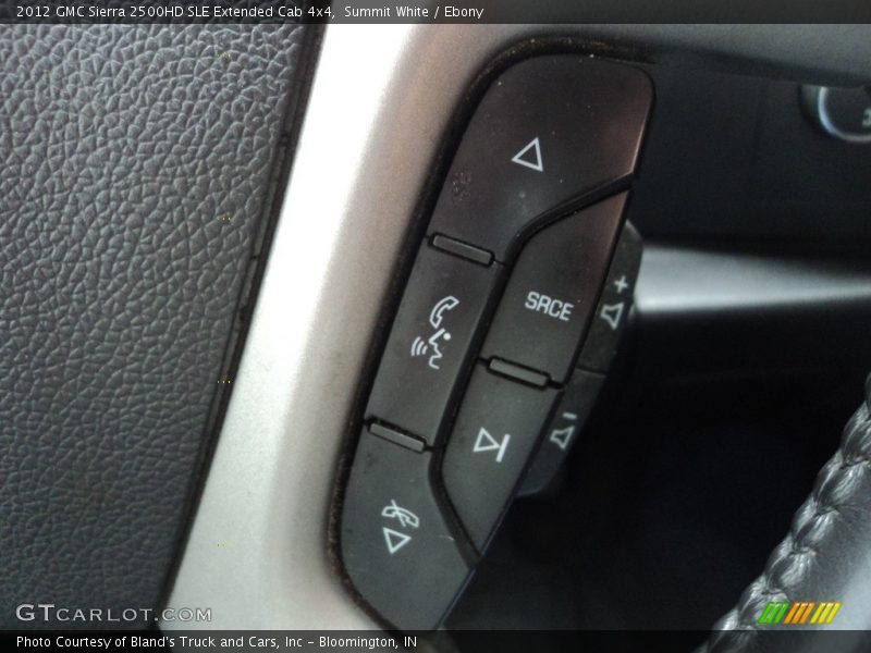 Summit White / Ebony 2012 GMC Sierra 2500HD SLE Extended Cab 4x4