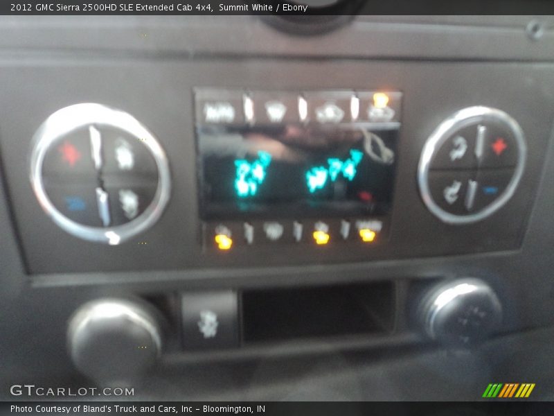Summit White / Ebony 2012 GMC Sierra 2500HD SLE Extended Cab 4x4