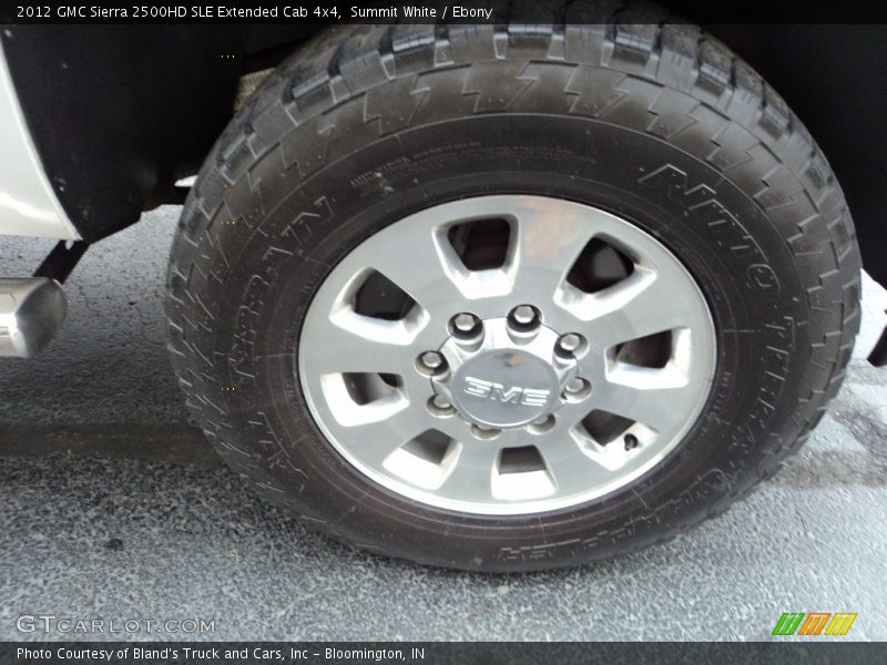 Summit White / Ebony 2012 GMC Sierra 2500HD SLE Extended Cab 4x4