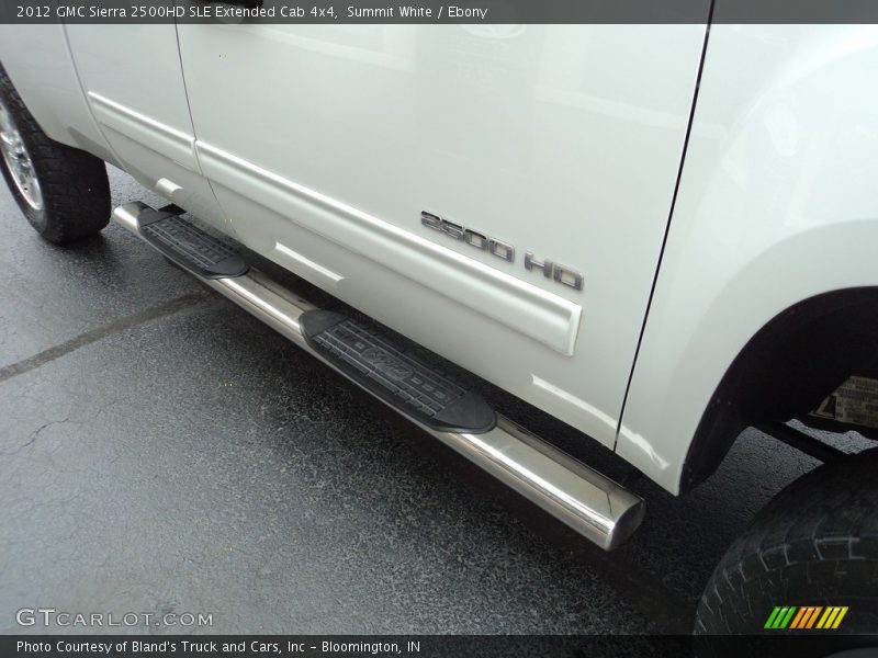 Summit White / Ebony 2012 GMC Sierra 2500HD SLE Extended Cab 4x4
