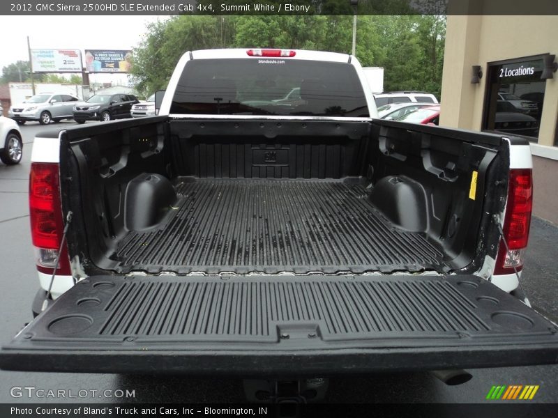 Summit White / Ebony 2012 GMC Sierra 2500HD SLE Extended Cab 4x4