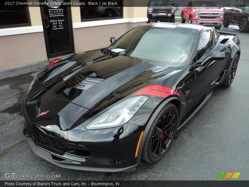 Black / Jet Black 2017 Chevrolet Corvette Grand Sport Coupe