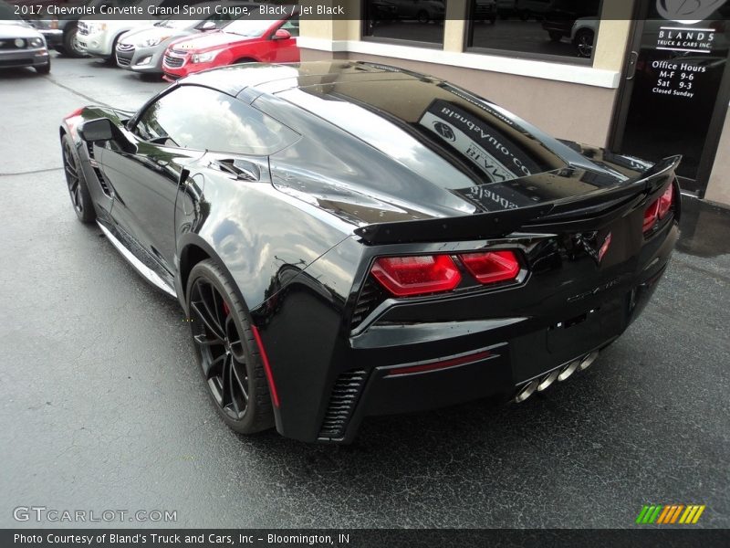 Black / Jet Black 2017 Chevrolet Corvette Grand Sport Coupe