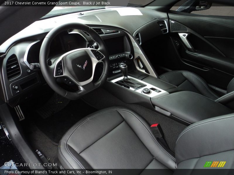  2017 Corvette Grand Sport Coupe Jet Black Interior