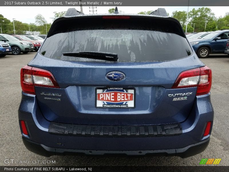 Twilight Blue Metallic / Warm Ivory 2017 Subaru Outback 2.5i Limited